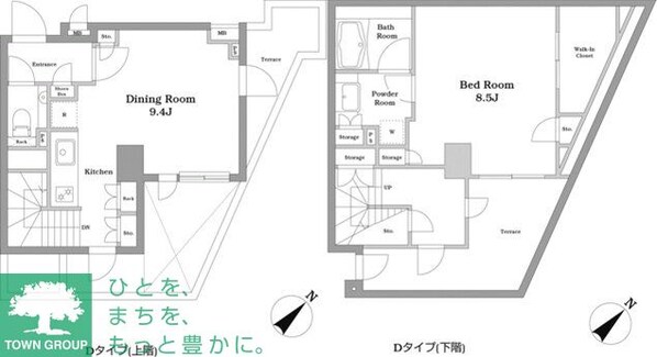 パシフィックレジデンス目黒三田の物件間取画像